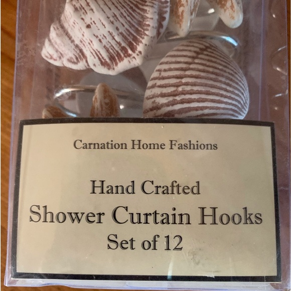 Shower Curtain Hooks by Carnations Home Fashion *NEW* - Picture 7 of 7